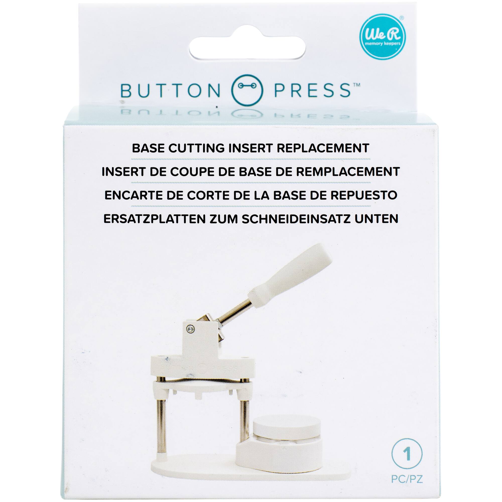 We R Memory Keepers® Button Press Die Base Insert